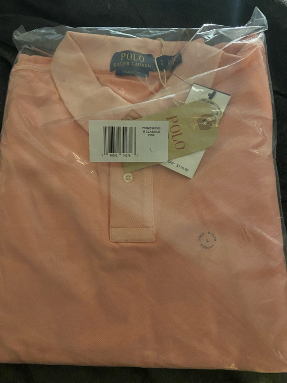 Polo by Ralph Lauren Soft Pink Men's Polo Shirt